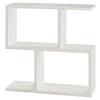 Beistelltisch Homemania Kaffeetisch - Eichefarben/Weiß, Design, Holzwerkstoff (60cm) - Livetastic