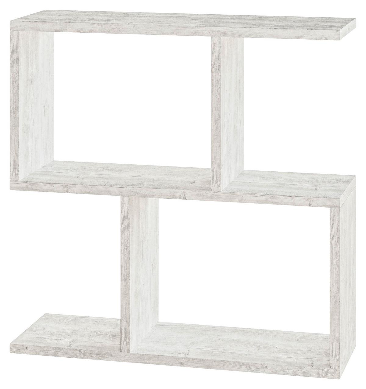 Beistelltisch Homemania Kaffeetisch - Eichefarben/Weiß, Design, Holzwerkstoff (60cm) - Livetastic