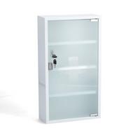 Medizinschrank Weiß B: 30 Cm - Weiß, Basics, Glas/Metall (30/60/12cm) - Zeller Present