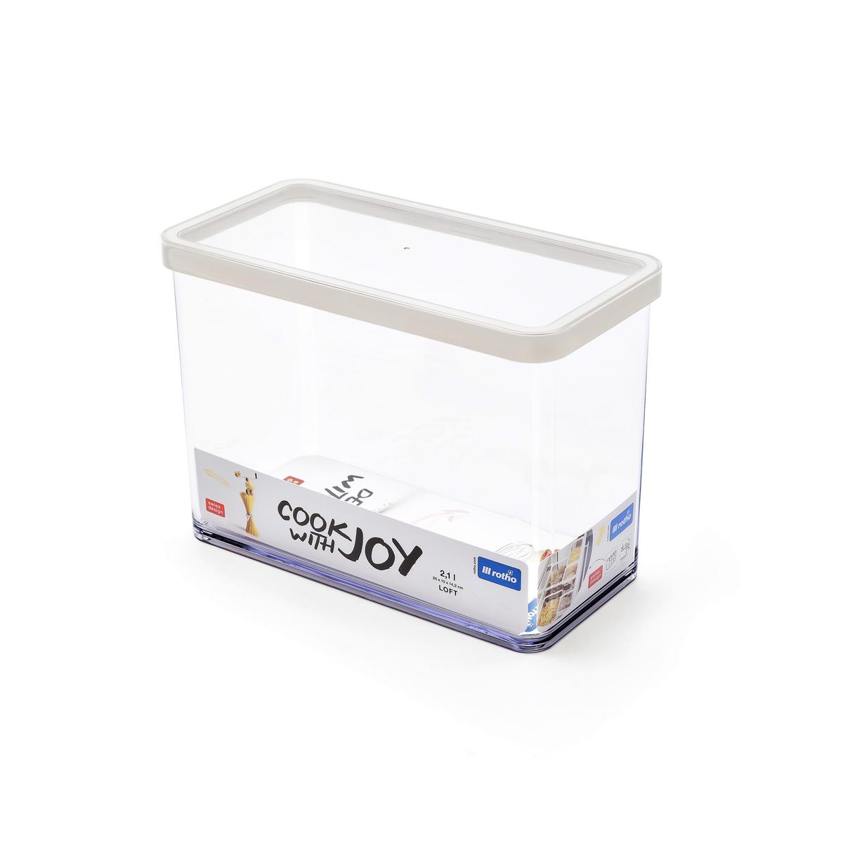 Vorratsdosenset Transparent 5-Teilig - Transparent, Basics, Kunststoff - Rotho