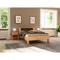 Bett Como Naturfarben /Kernbuche 140x200cm - Naturfarben/Kernbuche, MODERN, Holz (140/200cm) - MID.YOU
