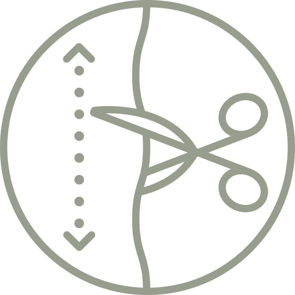 Fadenvorhang Simino - Silberfarben, Basics, Textil (145/245cm)