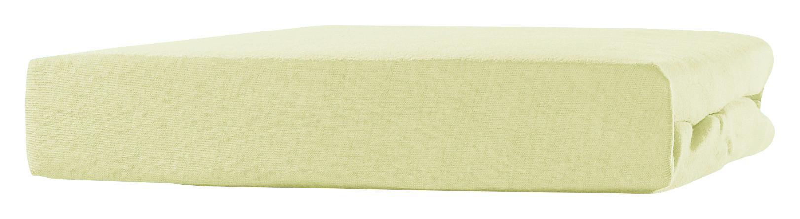 Spannleintuch Tamara Hellgrün 90-100x200 cm Jersey - Hellgrün, KONVENTIONELL, Textil (90-100/200cm) - Ondega