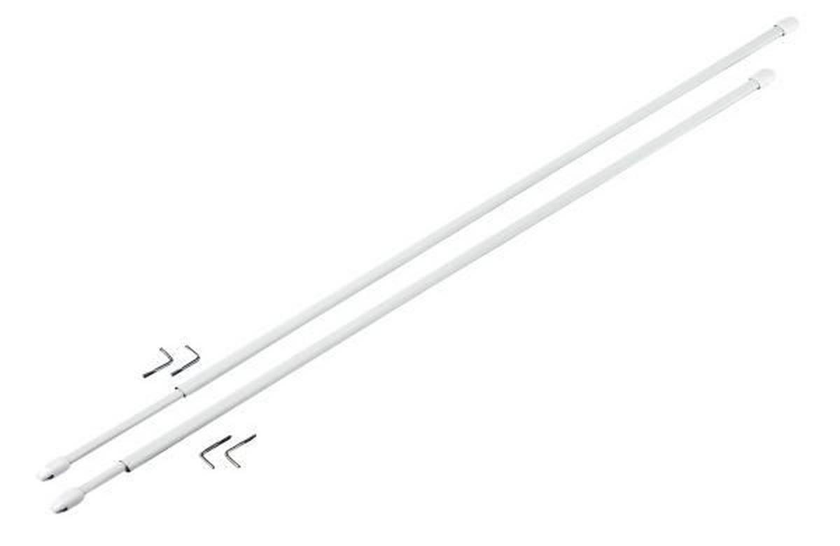 Vitrázsrúd Fehér - fehér, Konventionell, műanyag/fém (40cm) - Ondega