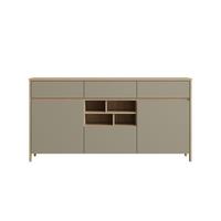 Sideboard Stranda Eukalyptus/Holzfarben B: 164cm - Eichefarben/Eukalyptusholzfarben, Design, Holzwerkstoff (164/85/39cm) - MID.YOU