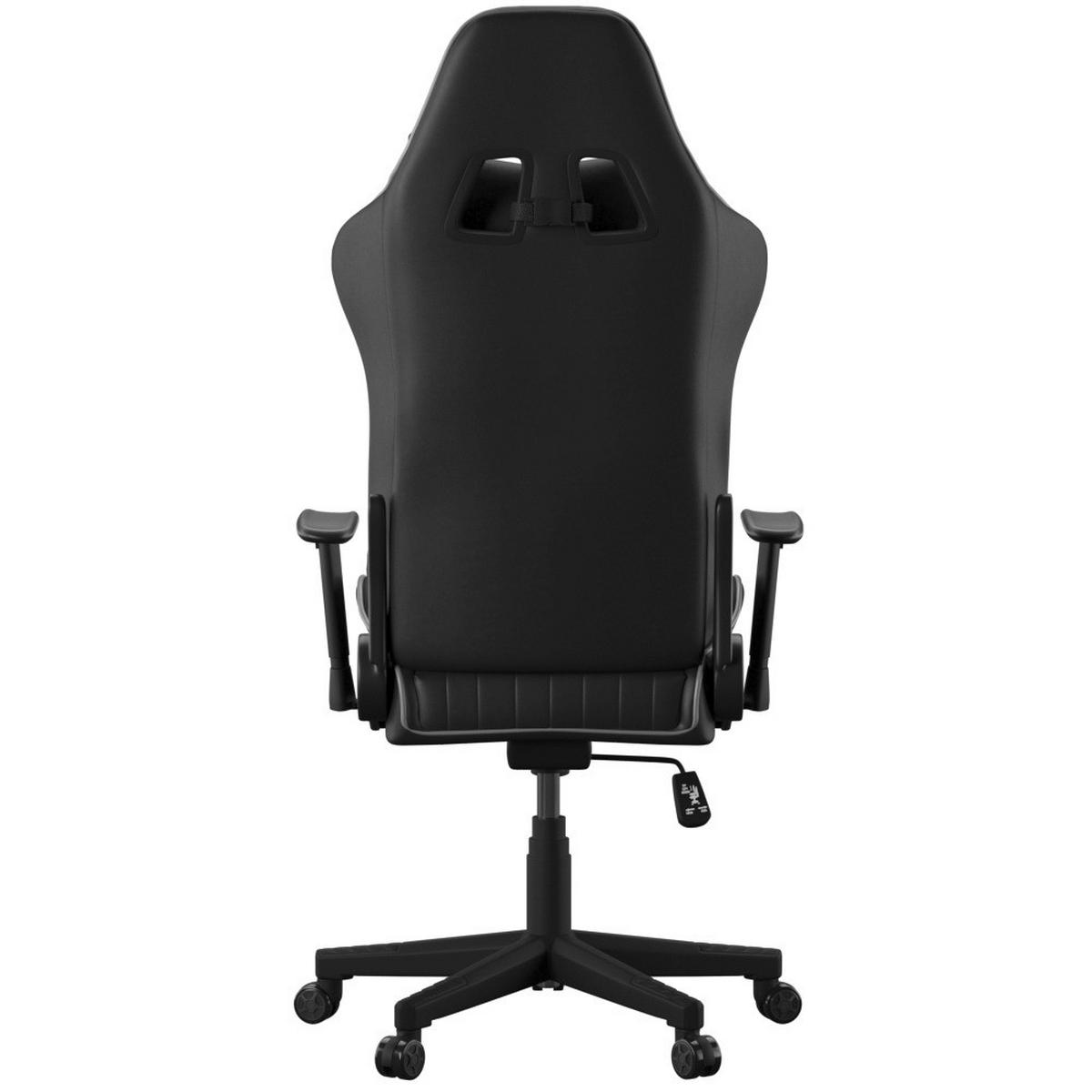 Drehstuhl Senna Grau/Schwarz B: 70 cm - Schwarz/Grau, Design, Kunststoff/Metall (70/135/111cm) - MID.YOU
