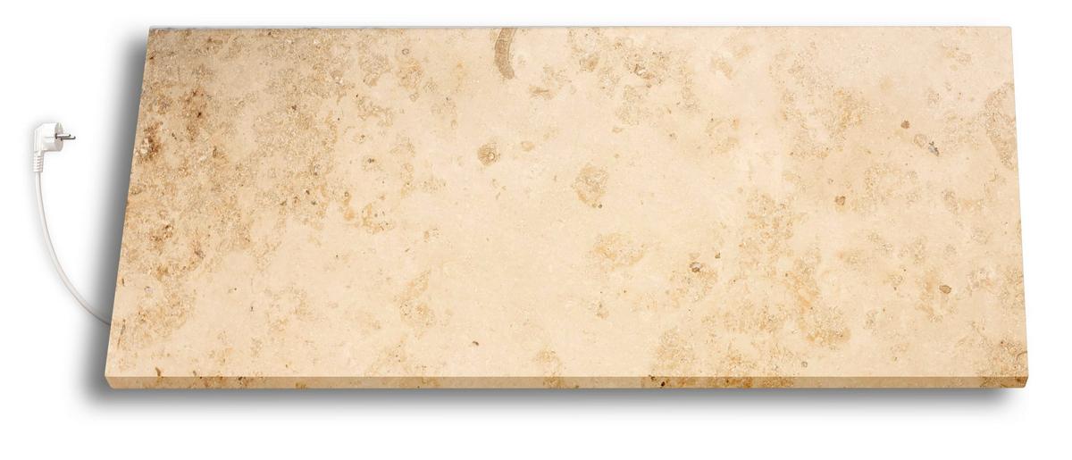Infrarot Heizung 800 W Creme 40x100 Cm Fernbedienung - Creme, MODERN, Stein (100/40/2cm) - marmony
