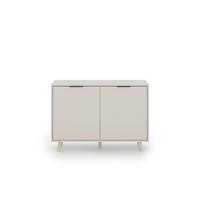 Komoda Nordic, š: 105 cm - čierna/kašmírová, Modern, kompozitné drevo/plast (104,5/73/39cm)