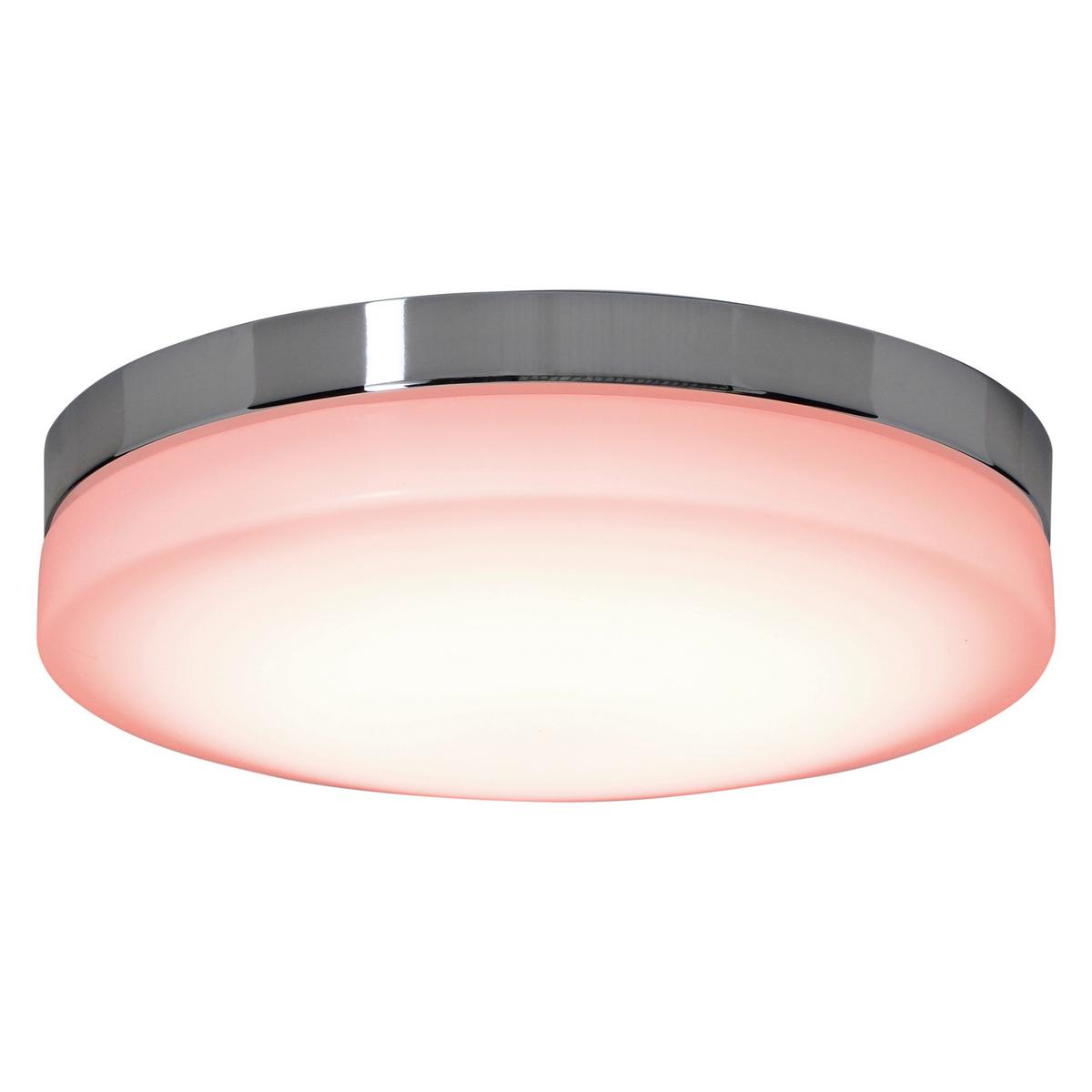 LED-DECKENLEUCHTE 1196761 - Chromfarben/Weiß, Design, Kunststoff/Metall (29cm) - Näve