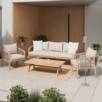 ZAHRADNÍ SADA SIMBA - barvy akácie, Natur, dřevo - Mömax