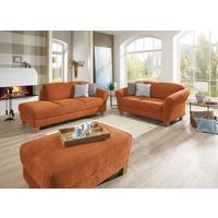 2-Sitzer-Sofa Gotland terracotta, 163x84x89 cm - Terracotta/Naturfarben, KONVENTIONELL, Textil (163/84/89cm) - Sit & More