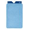 Badteppich Set Noble 85x55 cm Blau Waschbar/Rutschhemmend - Blau, KONVENTIONELL, Textil (55x85/50x50cm) - Kleine Wolke