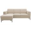 Ecksofa Looks Vii - Beige/Schwarz, Design, Textil (214/146cm) - LOOKS by W.Joop