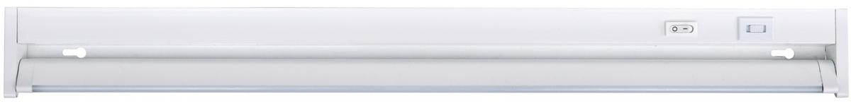 Aufbauleuchte B: 55,6 cm Weiß 8 W Led - Weiß, Basics, Kunststoff (55,6/2,4/6,1cm)