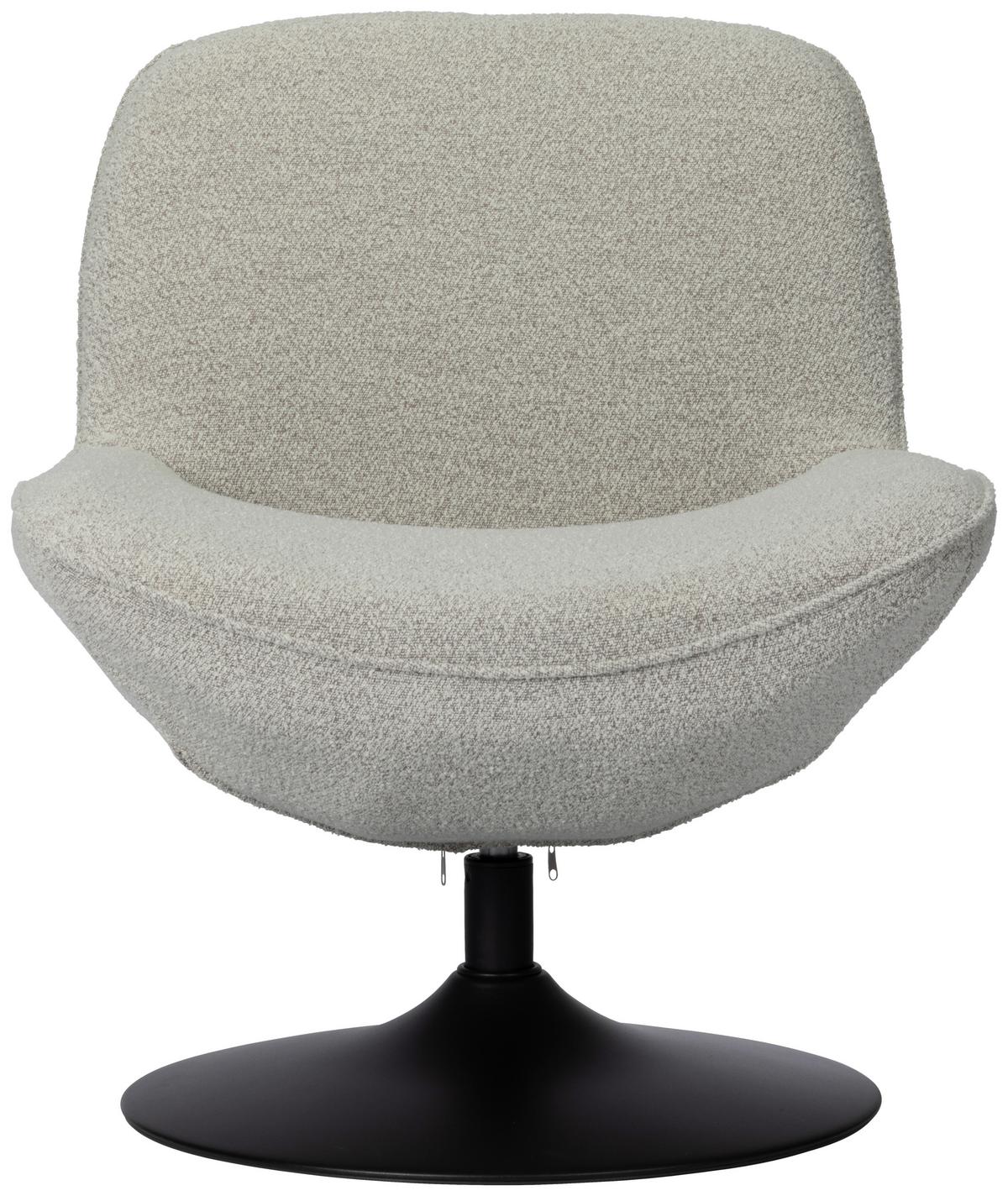 Relaxsessel Ramo Grau B: 69 Cm - Schwarz/Grau, Basics, Textil/Metall (69/77/72cm) - Livetastic