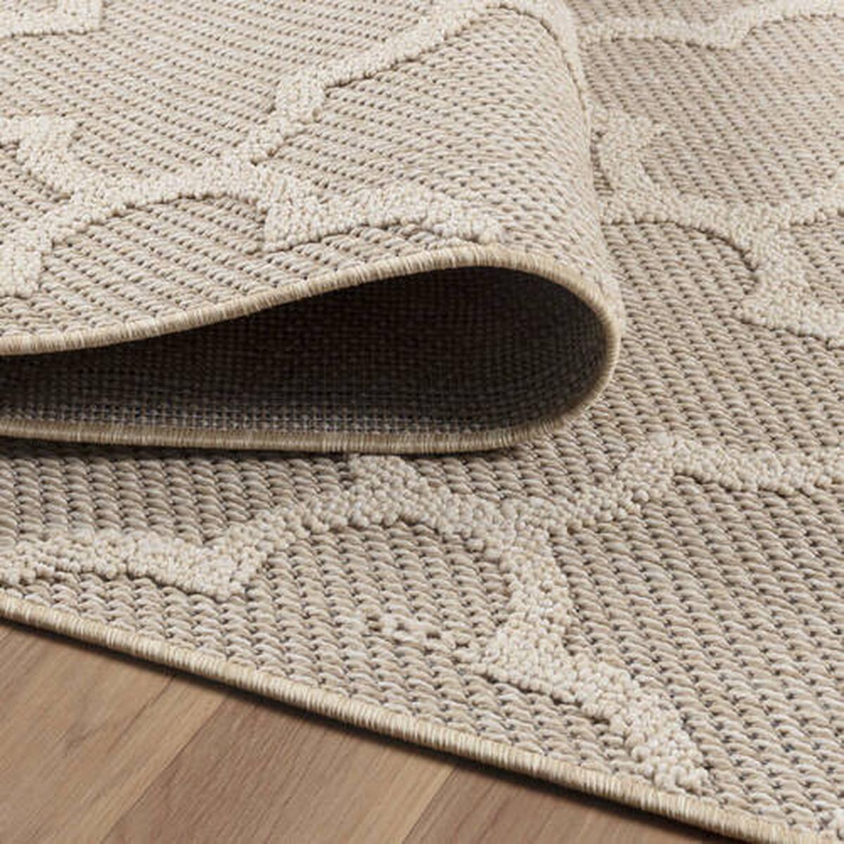 Outdoorteppich Patara - Beige, Design, Textil (200/290cm) - Novel