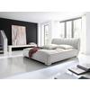 Polsterbett mit Bettkasten + Lattenrost 180x200 cm Bern - Chromfarben/Weiß, Design, Holz/Textil (180/200cm) - Xora
