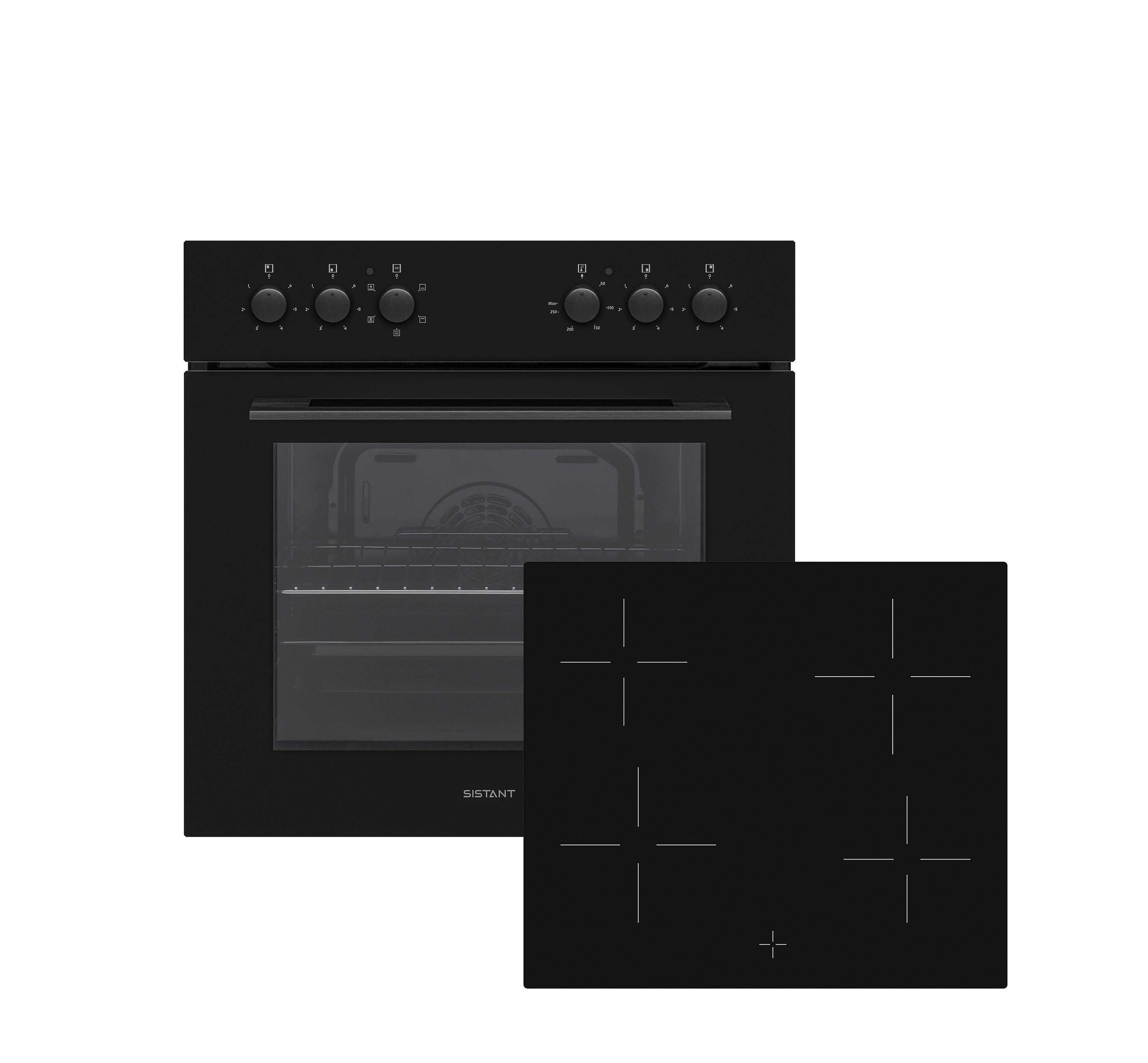Einbauherd-Set B: 60 cm Elektro-Glaskeramik