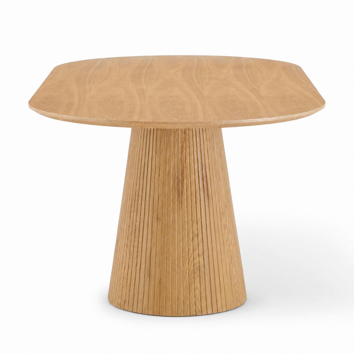 JÍDELNÍ STŮL LENNO - barvy jasanu, Moderní, dřevo/kompozitní dřevo (100/76/200cm) - Bessagi Home