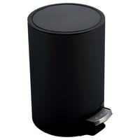 TRETEIMER RIKU - Schwarz, KONVENTIONELL, Kunststoff/Metall (20/25/30cm) - Spirella