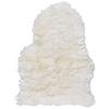 OVČÍ KOŽEŠINA Emma, 60/45cm, bílá - bílá, textil (45/60cm) - Modern Living