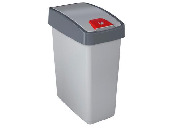 Abfalleimer Magne 25 Liter - Silberfarben, KONVENTIONELL, Kunststoff (39,5/24/47,5cm) Abfalleimer Magne 25 Liter - Silberfarben, KONVENTIONELL, Kunststoff (39,5/24/47,5cm)