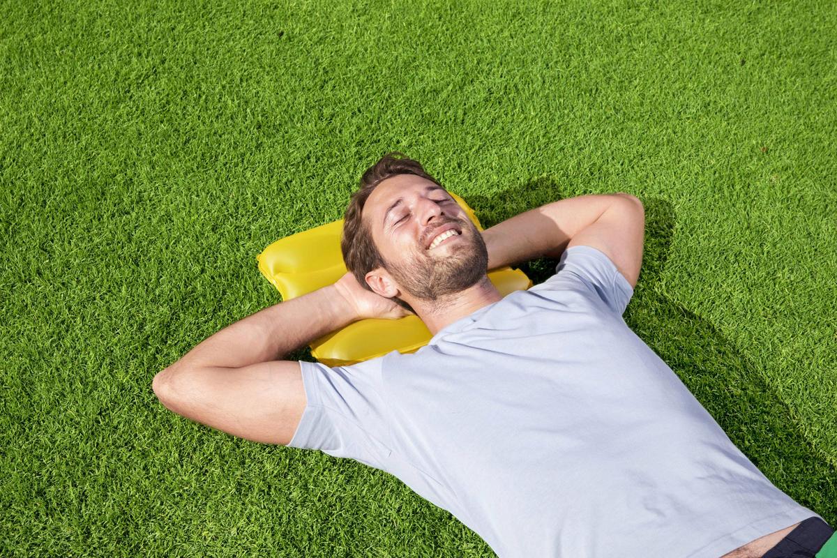 Aufblasbares Luftkissen Evelin Farbl. Sort. Bxl: Ca. 38x25 Cm - Blau/Pink, KONVENTIONELL, Kunststoff (38/25/5cm) - Bestway