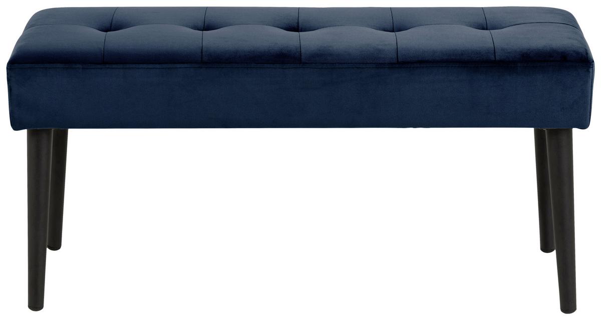 Zsámoly Glory 95/45cm - sötétkék/fekete, Trend, textil/fém (95/45/38cm) - Livetastic