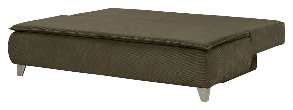 Boxspringová pohovka MONA, olivovozelený menčester - olivovozelená, Modern, textil (208/100/106cm) - Mömax