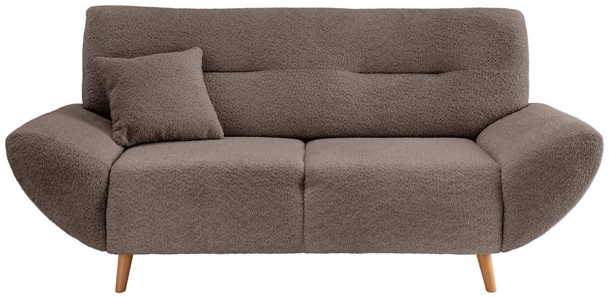 3-Sitzer-Sofa Drago, Taupe B: 205 cm - Taupe/Wildeiche, KONVENTIONELL, Textil (205/81/90cm) - MID.YOU