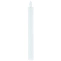 Led-kerze Weiß, 2er Pack Exkl. Batterien, L: Ca. 25cm - Weiß, KONVENTIONELL, Naturmaterialien/Kunststoff (25cm) - Luca Bessoni