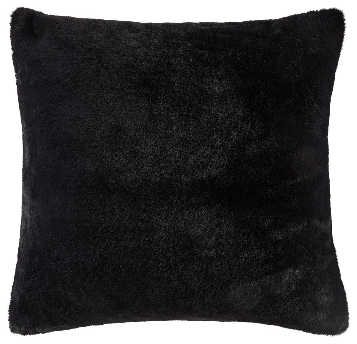 Díszpárna Kb. 45/45cm - fekete, Modern, textil (45/45cm) - Luca Bessoni