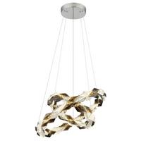 LED-Hängeleuchte 67318h2 - Klar, Design, Kunststoff/Metall (55/130cm) - Globo