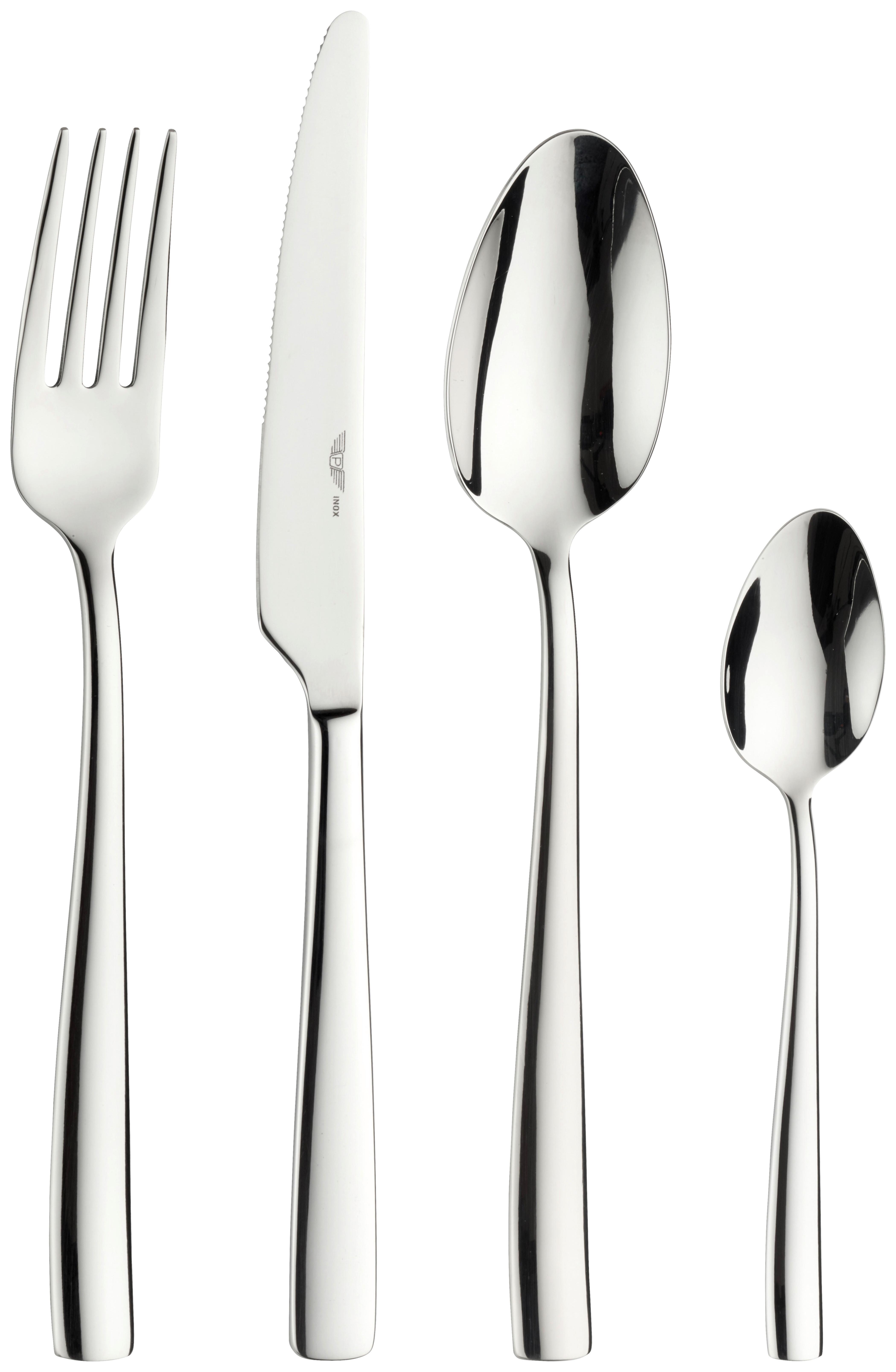 Besteckset Tiger 24--teilig., Edelstahl - Edelstahlfarben, Basics, Metall - Pintinox