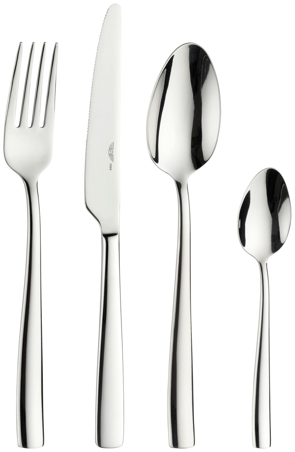 Besteckset Tiger 24--teilig., Edelstahl - Edelstahlfarben, Basics, Metall - Pintinox