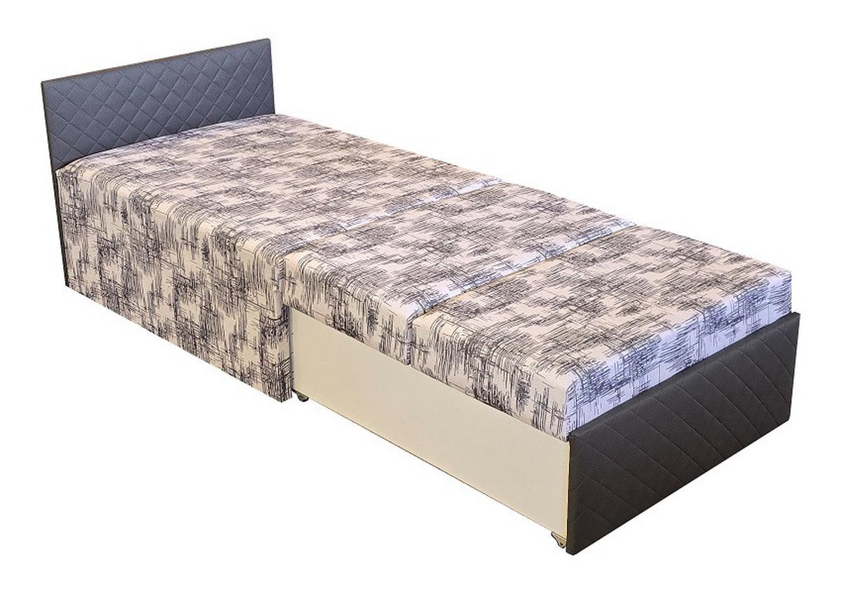 Fotel Amira - fehér/szürke, Romantik / Landhaus (80/84/103cm)