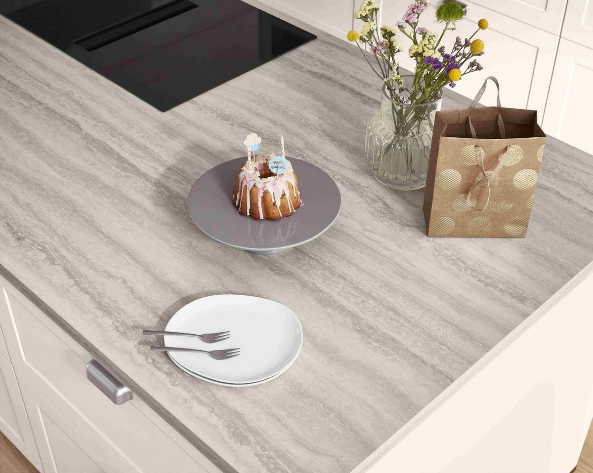 Einbauküche Neapel Frei Planbar Landhausstil - Sandfarben, MODERN, Holzwerkstoff - Vertico
