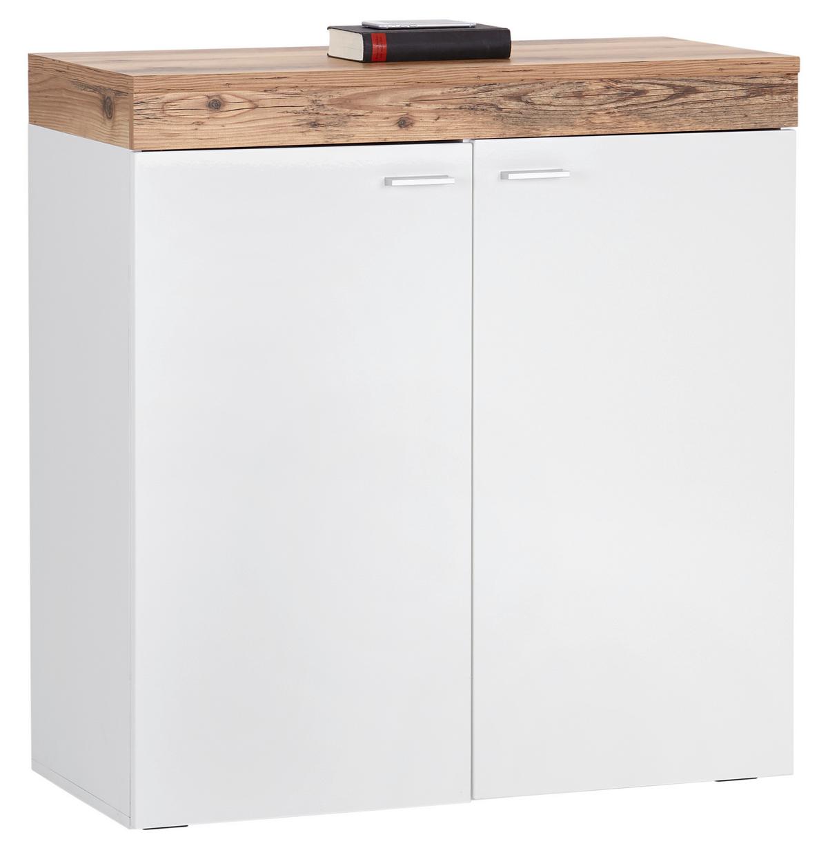 Kommode Mit Soft-close B: 90,1 Cm Henry, Weiß/alpin Lodg - MODERN, Holzwerkstoff (90,1/95,2/42,1cm)