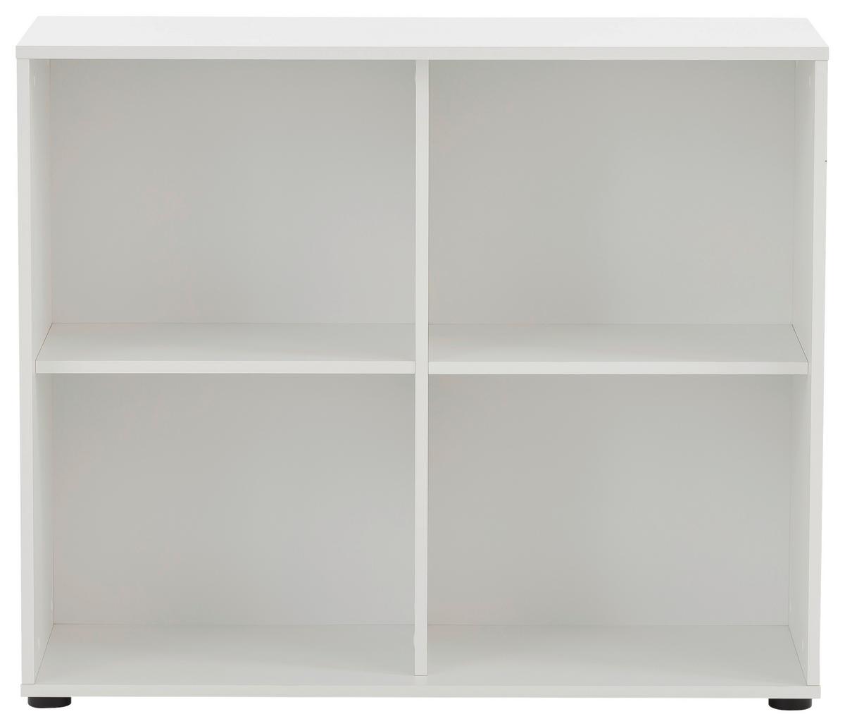 Aktenschrank Holzwerkstoff Weiß B: 100,1 Cm - Weiß, MODERN, Holzwerkstoff (100,1/83,6/41cm) - MID.YOU