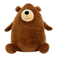 Plyšová hračka - medveď Fluffy - hnedá, Modern, textil (18/42cm) - Bessagi Kids
