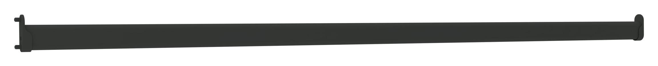 Kleiderstange Unit L: 87 cm Metall Anthrazit inkl. Halter - Anthrazit, MODERN, Metall (86,9cm) - Ondega