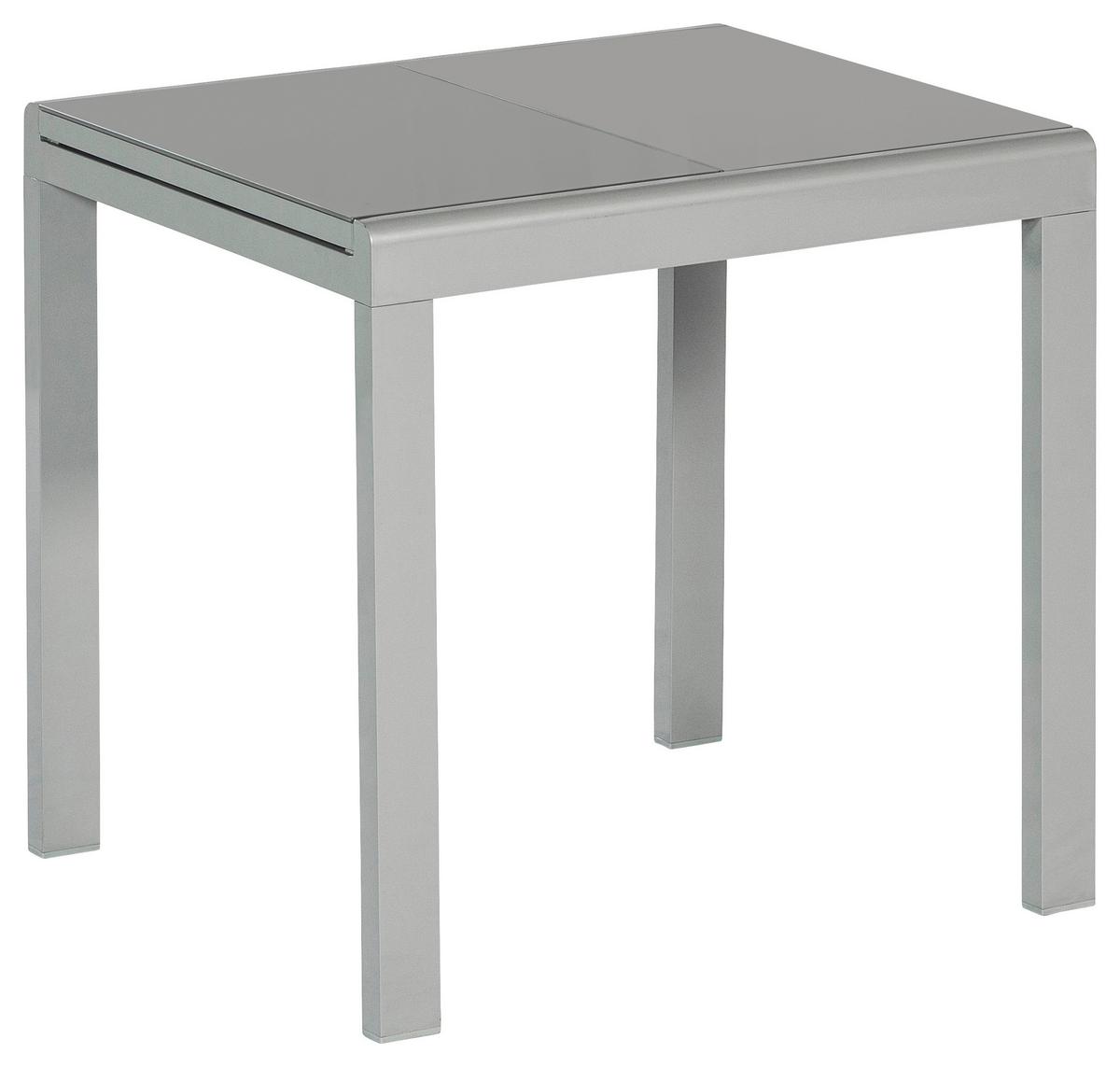 Gartenset Amalfi - Taupe/Silberfarben, MODERN, Kunststoff/Metall - Gardenson