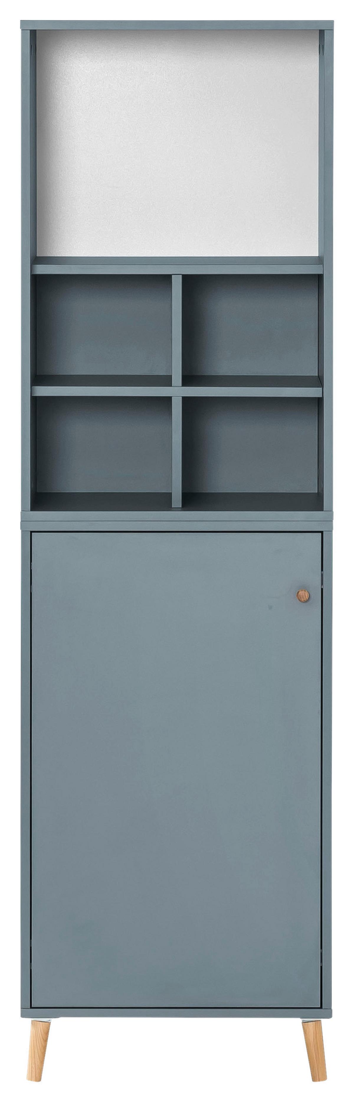 Aktenschrank Set U510r+u510t+regal - Petrol, MODERN, Holzwerkstoff (50,95/174,2/41cm) - MID.YOU