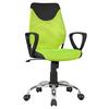 Jugenddrehstuhl Kika Mit Armstützen Limette Bis 60 Kg - Chromfarben/Limette, MODERN, Kunststoff/Metall (60/105/60cm) - MID.YOU