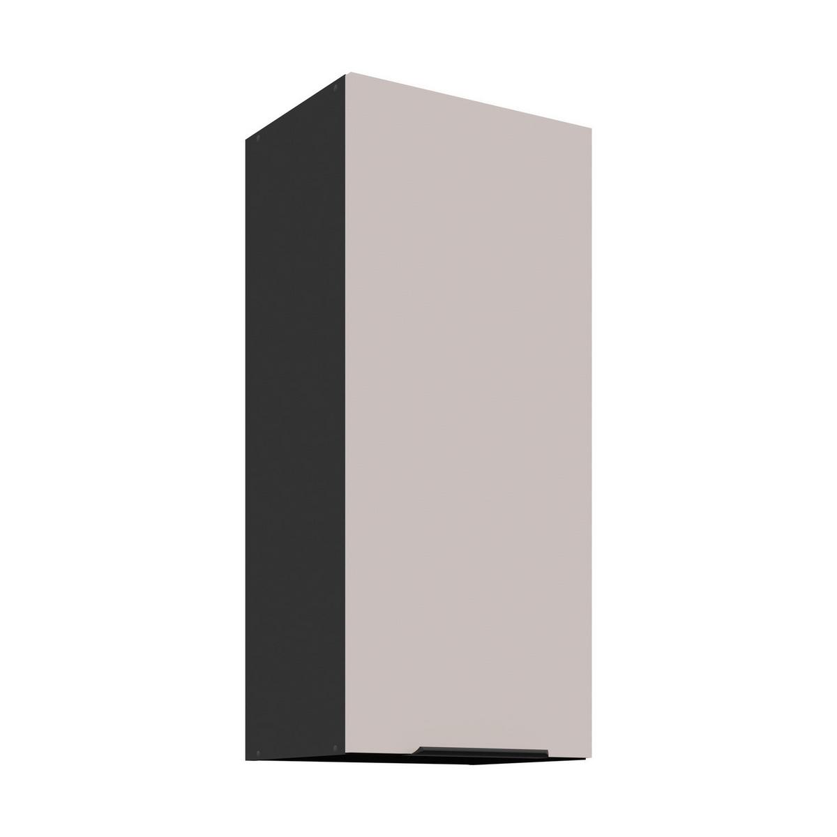 Konyhai Faliszekrény Arona 40/90cm - bézs/fekete, Modern, faalapú anyag (40/90/31cm)