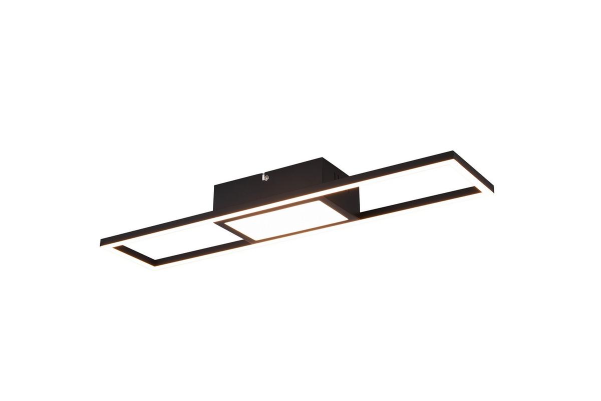LED-Deckenleuchte R67172132 Regido - Schwarz, Design, Metall (60/6/13cm)