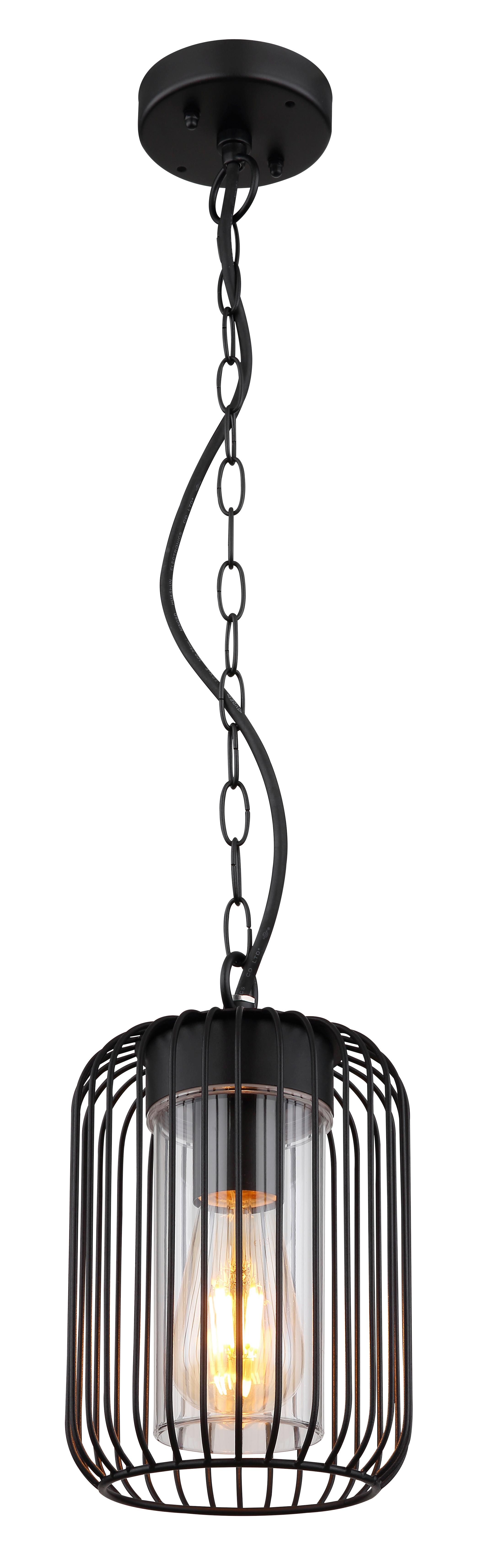 Außenleuchte 31985h Ip 44 - Klar/Schwarz, Design, Kunststoff/Metall (16/75,5cm) - Globo