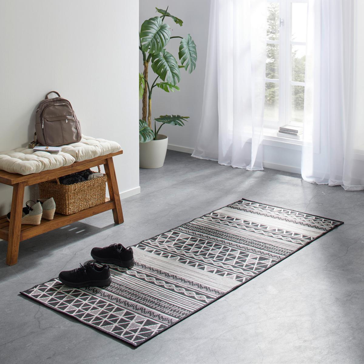KOBEREC TKANÝ NA PLOCHO Brüssel 1, 80/200cm, šedá - šedá, Moderní, textil (80/200cm) - Modern Living