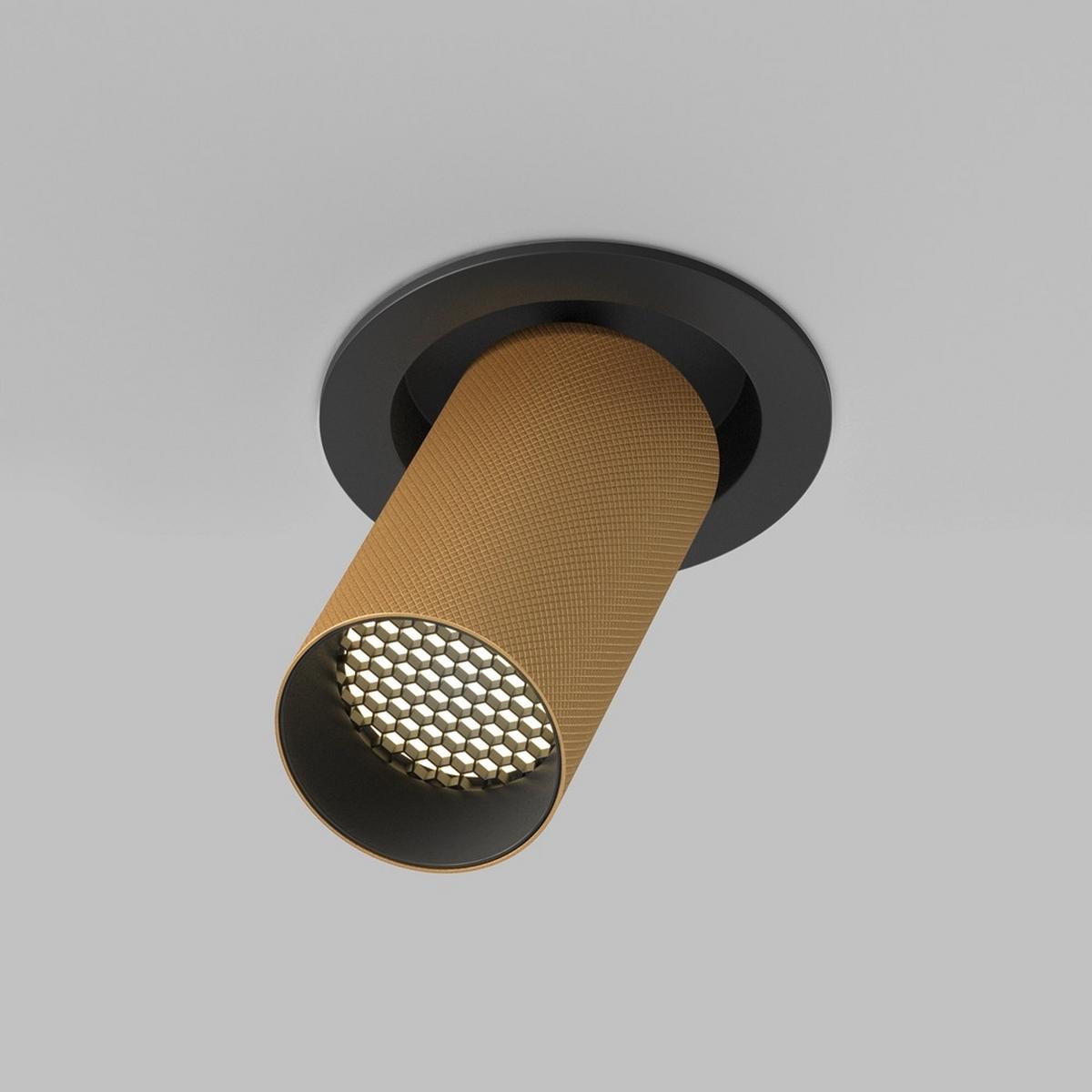 Deckenleuchte Artisan - Goldfarben/Schwarz, MODERN, Metall (5,4/14,1cm) - MAYTONI
