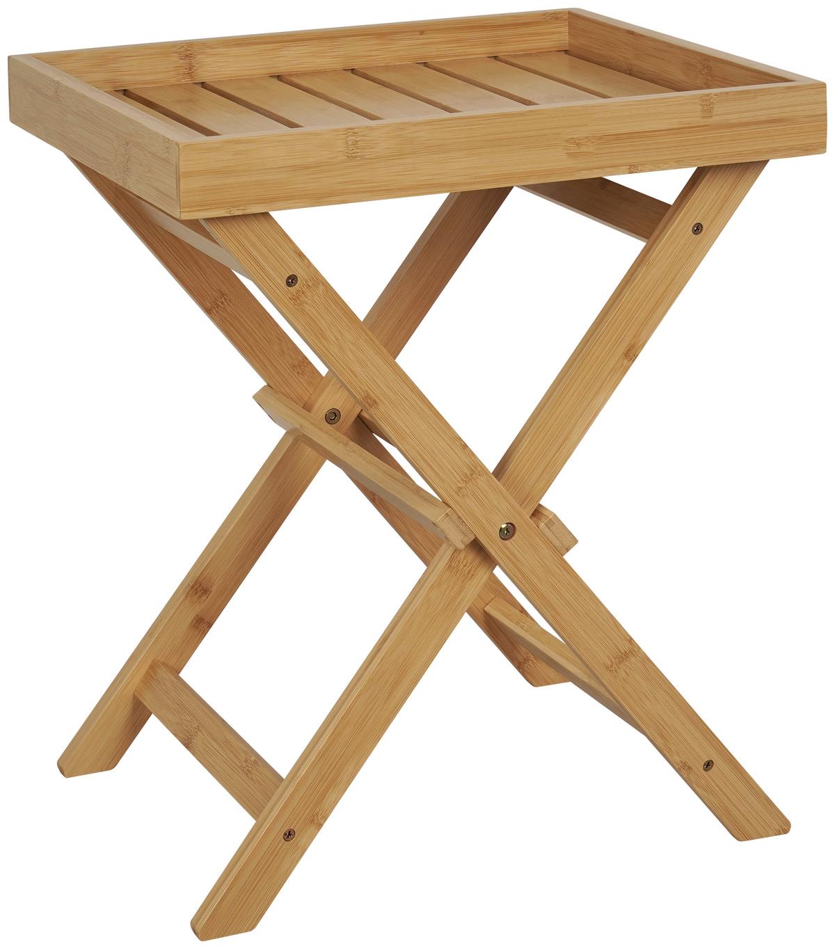 Beistelltisch Felix 2 - Naturfarben, MODERN, Naturmaterialien (46/55/40cm)